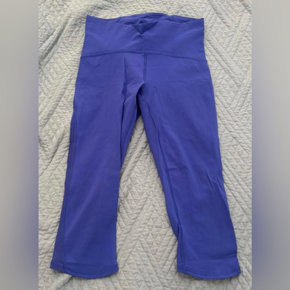 Lululemon Athletica  Blue Cropped Leggings